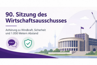 Sitzung des Wirtschaftsausschusses im Landtag NRW